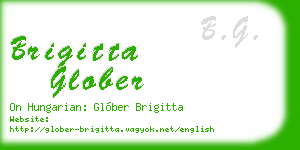 brigitta glober business card